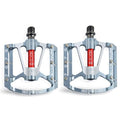 Bicycle pedal Flat Bike Pedals Road 3 Seal Bearings Mountain Bike aluminum Wide Platform Mountain Bike Pedals Flat Bicycle Pedals Lightweight Road Bike Pedals Fiber Sealed Bearing Flat Pedals Stevvex