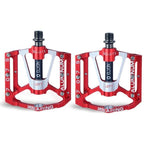 Bicycle pedal Flat Bike Pedals Road 3 Seal Bearings Mountain Bike aluminum Wide Platform Mountain Bike Pedals Flat Bicycle Pedals Lightweight Road Bike Pedals Fiber Sealed Bearing Flat Pedals Stevvex