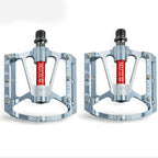 Bicycle pedal Flat Bike Pedals Road 3 Seal Bearings Mountain Bike aluminum Wide Platform Mountain Bike Pedals Flat Bicycle Pedals Lightweight Road Bike Pedals Fiber Sealed Bearing Flat Pedals Stevvex