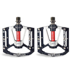 Bicycle pedal Flat Bike Pedals Road 3 Seal Bearings Mountain Bike aluminum Wide Platform Mountain Bike Pedals Flat Bicycle Pedals Lightweight Road Bike Pedals Fiber Sealed Bearing Flat Pedals Stevvex
