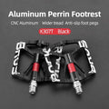 Bicycle Pedals Aluminum Alloy Ultralight Non-Slip Rainproof Reflective Bearing Road Bike Pedal Cycling Accessories Mountain Bike Pedals Ultra Strong Aluminum Alloy Flat Pedals Cycling Sealed Bearings Light Weight And Large Platform Stevvex