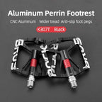 Bicycle Pedals Aluminum Alloy Ultralight Non-Slip Rainproof Reflective Bearing Road Bike Pedal Cycling Accessories Mountain Bike Pedals Ultra Strong Aluminum Alloy Flat Pedals Cycling Sealed Bearings Light Weight And Large Platform Stevvex