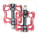 Bicycle Pedals Sealed 2 Bearing Cleats Pegs Road Mountain Bike Pedal Aluminum Alloy Anti-slip Cycling Parts Mountain Bike Pedals Bicycle Flat Pedals Aluminum Sealed Bearing Lightweight Platform For Road Mountain Stevvex