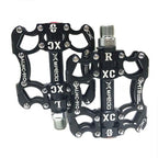 Bicycle Pedals Sealed 2 Bearing Cleats Pegs Road Mountain Bike Pedal Aluminum Alloy Anti-slip Cycling Parts Mountain Bike Pedals Bicycle Flat Pedals Aluminum Sealed Bearing Lightweight Platform For Road Mountain Stevvex
