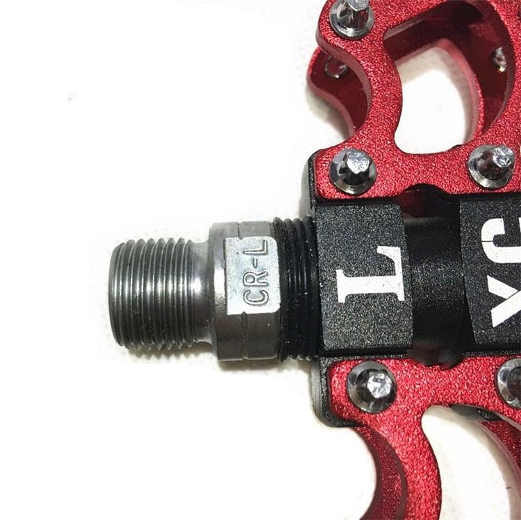 Bicycle Pedals Sealed 2 Bearing Cleats Pegs Road Mountain Bike Pedal Aluminum Alloy Anti-slip Cycling Parts Mountain Bike Pedals Bicycle Flat Pedals Aluminum Sealed Bearing Lightweight Platform For Road Mountain Stevvex
