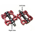 Bicycle Pedals Sealed 2 Bearing Cleats Pegs Road Mountain Bike Pedal Aluminum Alloy Anti-slip Cycling Parts Mountain Bike Pedals Bicycle Flat Pedals Aluminum Sealed Bearing Lightweight Platform For Road Mountain Stevvex