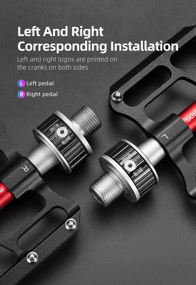 Bicycle Peddals Quick Release Rainproof Seal Bearing 8.2cm Widened Non-slip Chrome Molybdenum Bike   Mountain Bike Pedals Pedals Aluminum Bicycle Flat Platform Pedals Lightweight Non-Slip Sealed Bearing For Road Mountain Stevvex