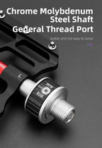 Bicycle Peddals Quick Release Rainproof Seal Bearing 8.2cm Widened Non-slip Chrome Molybdenum Bike   Mountain Bike Pedals Pedals Aluminum Bicycle Flat Platform Pedals Lightweight Non-Slip Sealed Bearing For Road Mountain Stevvex