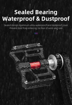 Bicycle Peddals Quick Release Rainproof Seal Bearing 8.2cm Widened Non-slip Chrome Molybdenum Bike   Mountain Bike Pedals Pedals Aluminum Bicycle Flat Platform Pedals Lightweight Non-Slip Sealed Bearing For Road Mountain Stevvex