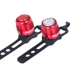 Bicycle Rear Light Bike Warning Lamp USB Charge Red White Light Color Safety Headlight Bike Tail Light Rechargeable Ultra Bright Bike Rear Light USB Rechargeable Bike LED Light Stevvex