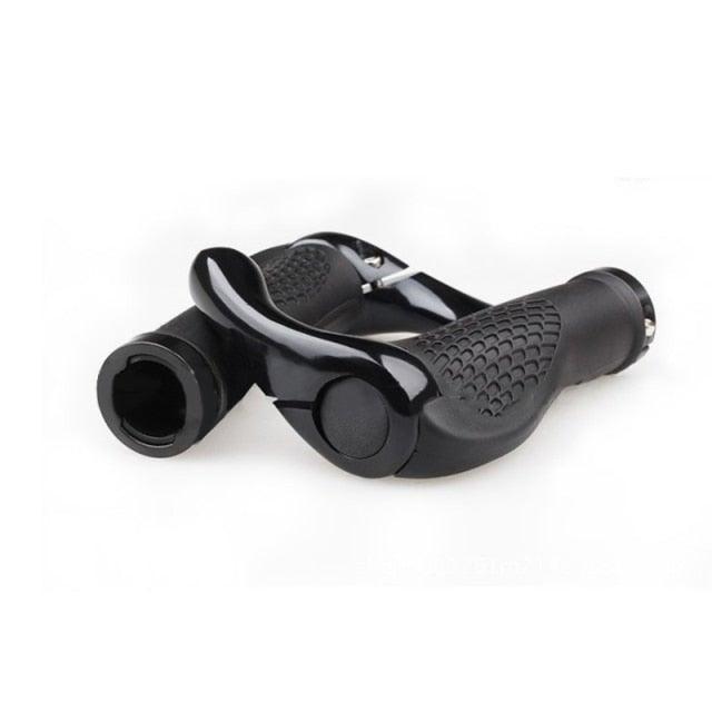 Bicycle Skid-Proof Grips Bicycle Grip Handlebar End Cap Aluminium Alloy Lock Mountain Handle Bar Grip Anti-Skid Rubber Ergonomic Anti-slip Handlebar Grips For Bicycle Mountain Bike Handle Bar With Non-Slip Grip Stevvex