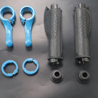 Bicycle Skid-Proof Grips Bicycle Grip Handlebar End Cap Aluminium Alloy Lock Mountain Handle Bar Grip Anti-Skid Rubber Ergonomic Anti-slip Handlebar Grips For Bicycle Mountain Bike Handle Bar With Non-Slip Grip Stevvex