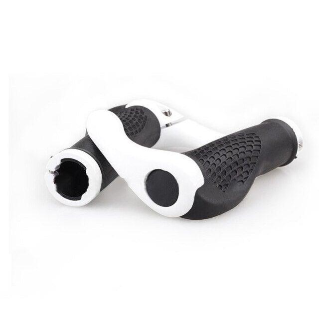 Bicycle Skid-Proof Grips Bicycle Grip Handlebar End Cap Aluminium Alloy Lock Mountain Handle Bar Grip Anti-Skid Rubber Ergonomic Anti-slip Handlebar Grips For Bicycle Mountain Bike Handle Bar With Non-Slip Grip Stevvex
