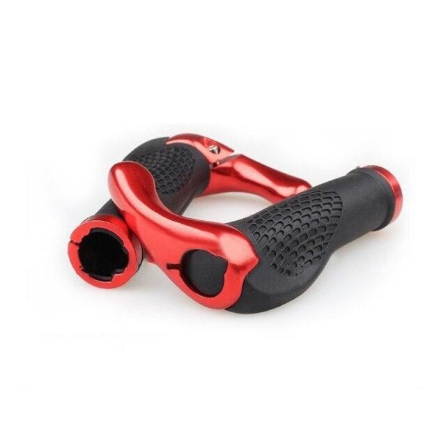 Bicycle Skid-Proof Grips Bicycle Grip Handlebar End Cap Aluminium Alloy Lock Mountain Handle Bar Grip Anti-Skid Rubber Ergonomic Anti-slip Handlebar Grips For Bicycle Mountain Bike Handle Bar With Non-Slip Grip Stevvex