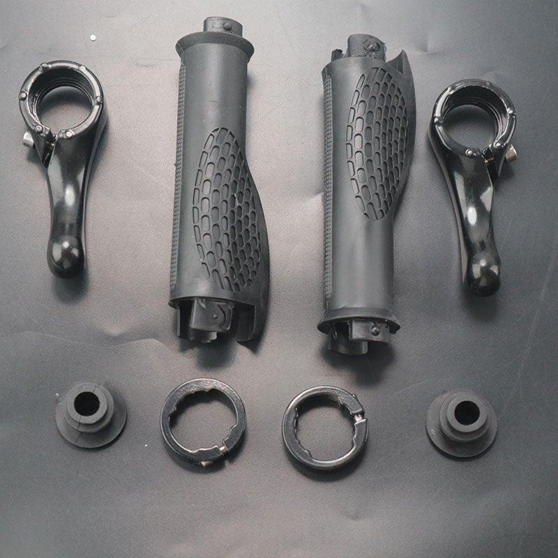 Bicycle Skid-Proof Grips Bicycle Grip Handlebar End Cap Aluminium Alloy Lock Mountain Handle Bar Grip Anti-Skid Rubber Ergonomic Anti-slip Handlebar Grips For Bicycle Mountain Bike Handle Bar With Non-Slip Grip Stevvex