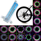 Bicycle Spoke Light Motorcycle Bike Tire Wheel Lights Flash Spoke Light Lamp Outdoor Cycling LED Bicycle Spoke Tire Light With 32 LED Changes Patterns Bicycle Rim Lights Stevvex
