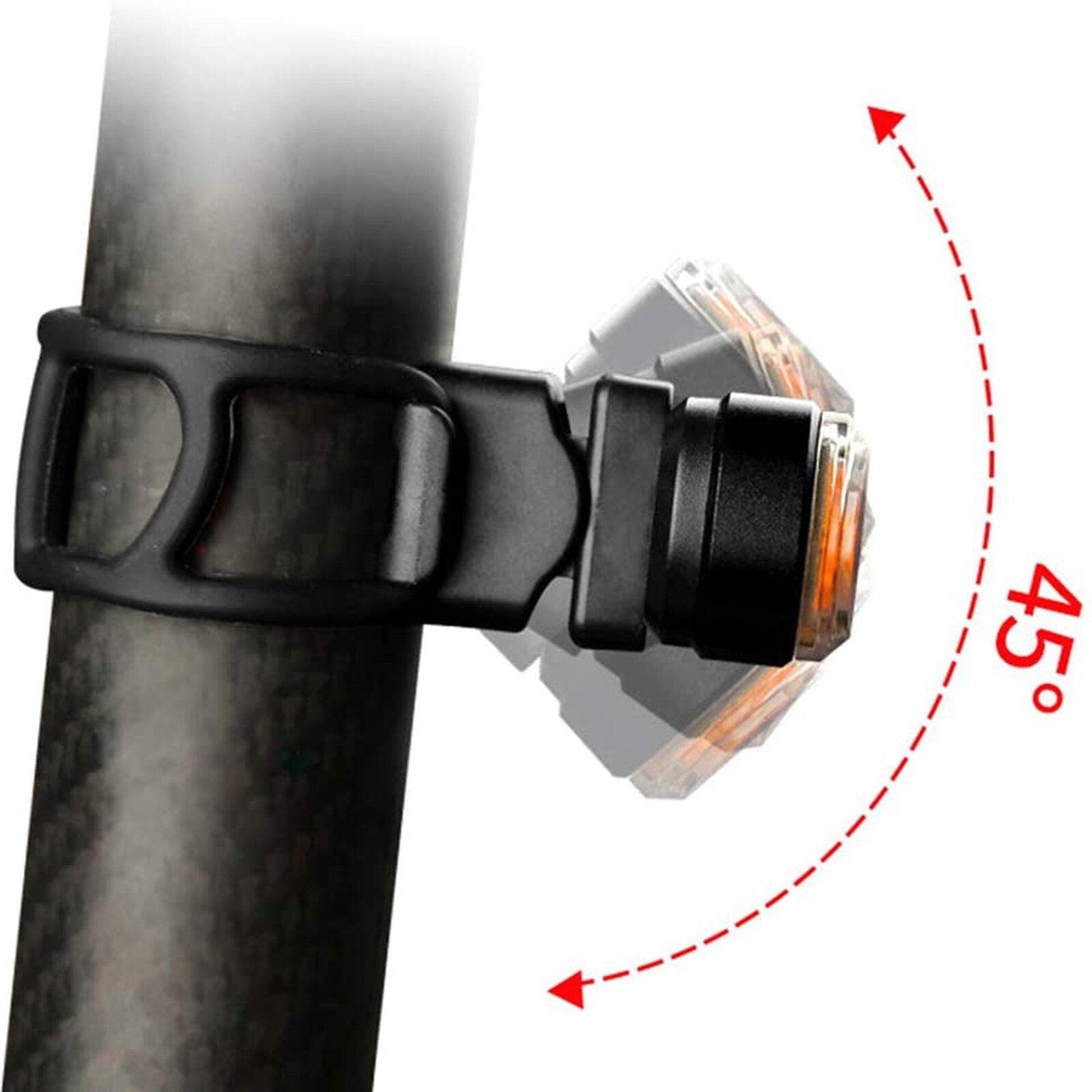 tBicycle Turn Signal Taillight USB Rechargeable Bicycle Tail Rear Light Turn Signal Braking Warning Wireless LED Ultra Bright LED Safety Warning Bike Brake Rear Lights Wireless Remote Control Modes Waterproof Suitable For Mountain Bike Road Bicycle Stevvex