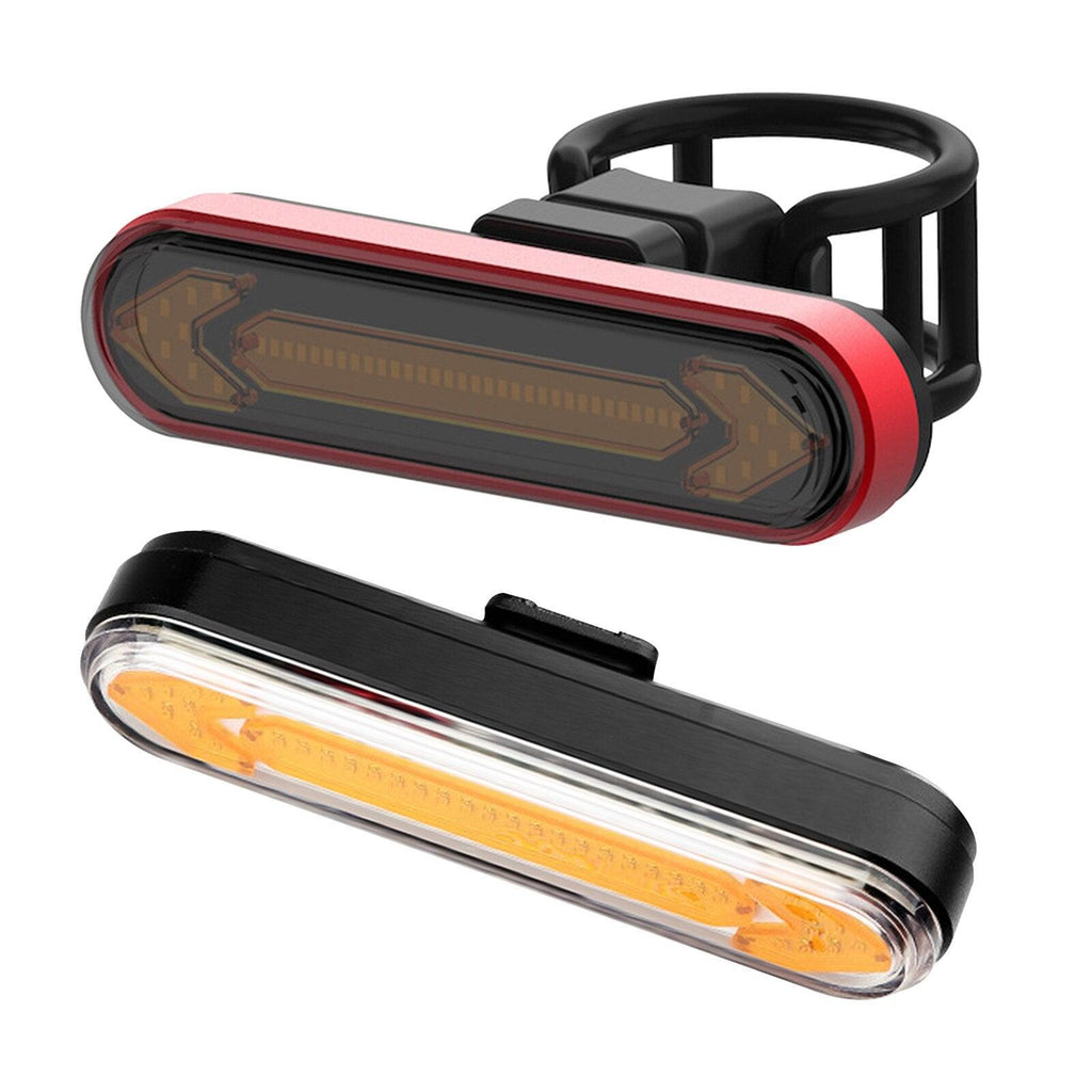 tBicycle Turn Signal Taillight USB Rechargeable Bicycle Tail Rear Light Turn Signal Braking Warning Wireless LED Ultra Bright LED Safety Warning Bike Brake Rear Lights Wireless Remote Control Modes Waterproof Suitable For Mountain Bike Road Bicycle Stevvex