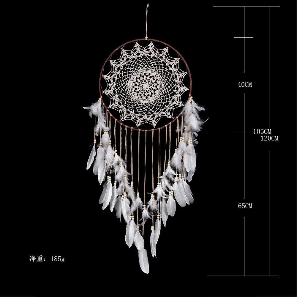 Big Dream Catcher Decor For Home Nordic Decoration Home Kids Room Decoration Wind Chimes Dream Catchers Hanging Dream-catcher For Wedding Festival Photography Gifts Stevvex