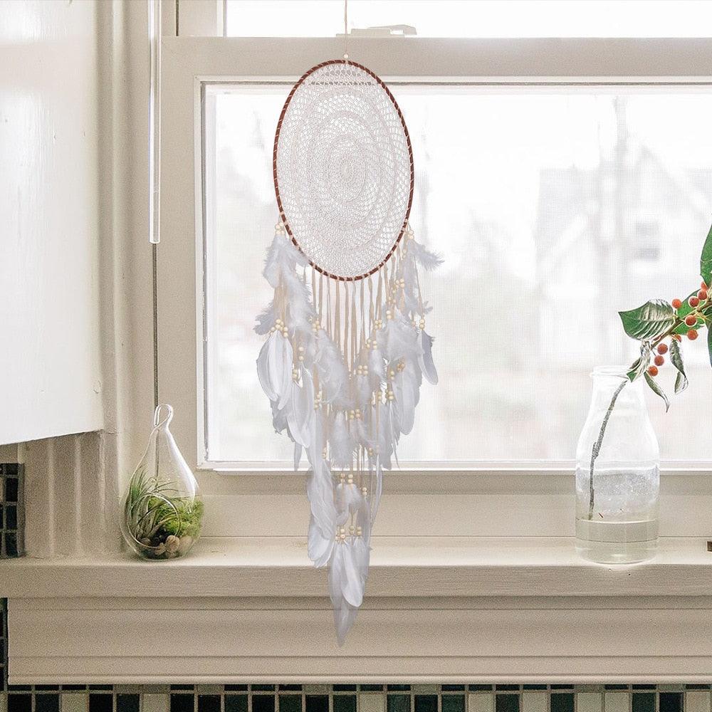Big Dream Catcher Decor For Home Nordic Decoration Home Kids Room Decoration Wind Chimes Dream Catchers Hanging Dream-catcher For Wedding Festival Photography Gifts Stevvex