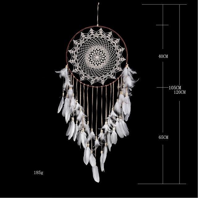 Big Dream Catcher Decor For Home Nordic Decoration Home Kids Room Decoration Wind Chimes Dream Catchers Hanging Dream-catcher For Wedding Festival Photography Gifts Stevvex