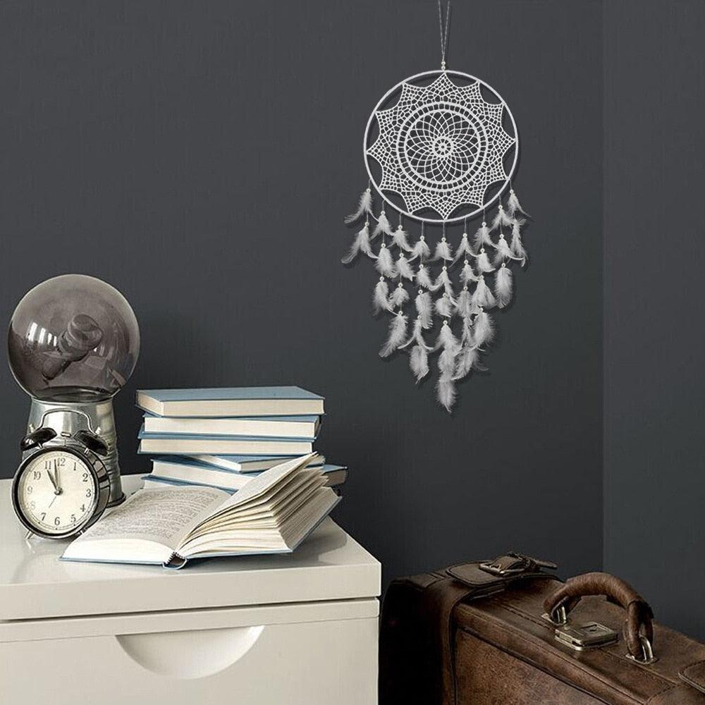 Big Dream Catcher Decor For Home Nordic Decoration Home Kids Room Decoration Wind Chimes Dream Catchers Hanging Dream-catcher For Wedding Festival Photography Gifts Stevvex