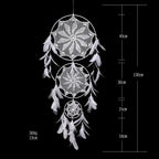 Big Dream Catcher Decor For Home Nordic Decoration Home Kids Room Decoration Wind Chimes Dream Catchers Hanging Dream-catcher For Wedding Festival Photography Gifts Stevvex