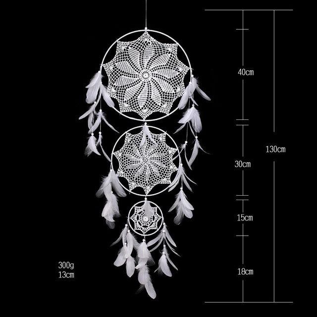Big Dream Catcher Decor For Home Nordic Decoration Home Kids Room Decoration Wind Chimes Dream Catchers Hanging Dream-catcher For Wedding Festival Photography Gifts Stevvex
