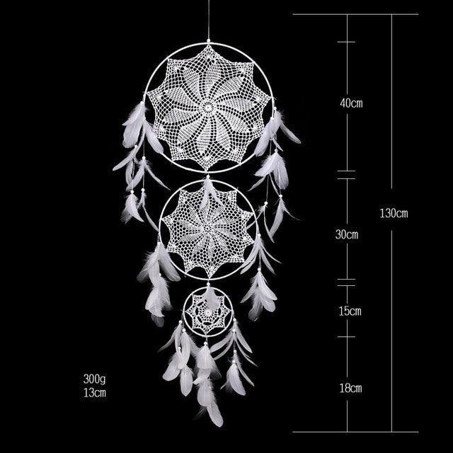 Big Dream Catcher Hanging/Light Decoration Dream Catcher Moon Dream Catcher Room Home Decor Dream Catcher Gifts For Mom Friends Women Girls Wall Decor Bedroom Decoration Stevvex