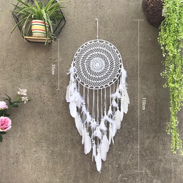 Big Dream Catcher Hanging/Light Decoration Dream Catcher Moon Dream Catcher Room Home Decor Dream Catcher Gifts For Mom Friends Women Girls Wall Decor Bedroom Decoration Stevvex