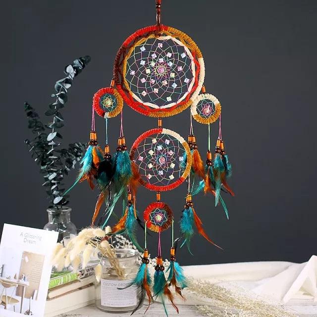 Big Dream Catcher Hanging/Light Decoration Dream Catcher Moon Dream Catcher Room Home Decor Dream Catcher Gifts For Mom Friends Women Girls Wall Decor Bedroom Decoration Stevvex