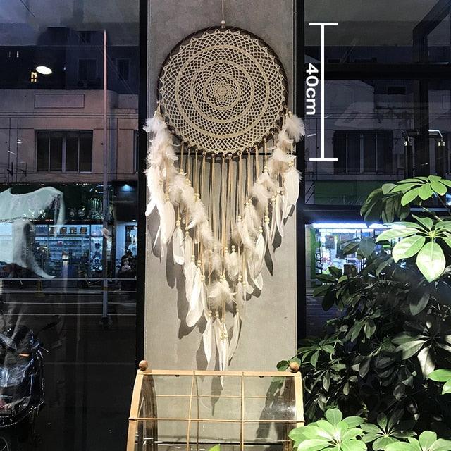 Big Dream Catcher Hanging/Light Decoration Dream Catcher Moon Dream Catcher Room Home Decor Dream Catcher Gifts For Mom Friends Women Girls Wall Decor Bedroom Decoration Stevvex