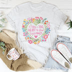 Big Heart To Shape Little Minds Tee Peachy Sunday