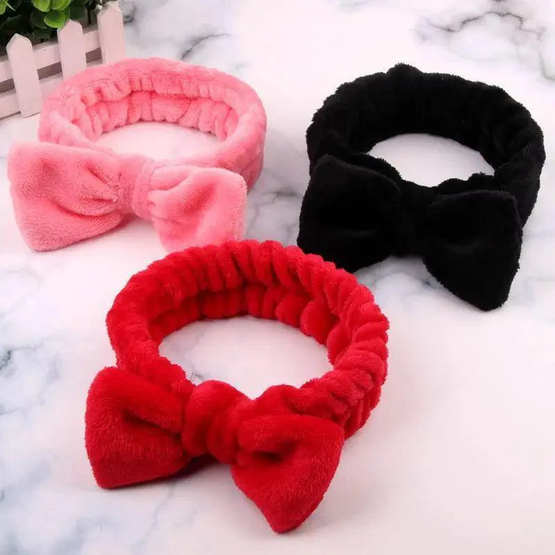 Big Soft Elastic Hairbands SPA Bath Shower Make Up Wash Face Headband Girls Hair Band Women Hair Accessories Stevvex