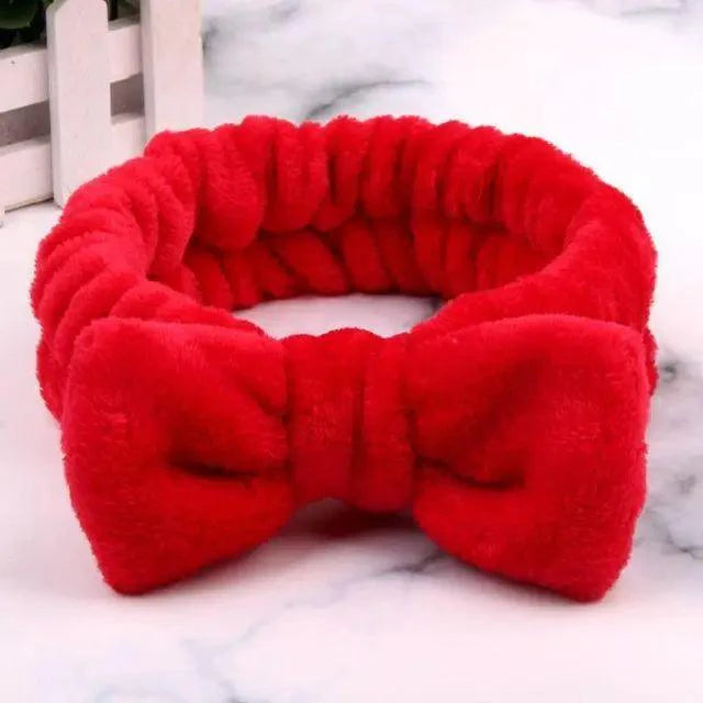 Big Soft Elastic Hairbands SPA Bath Shower Make Up Wash Face Headband Girls Hair Band Women Hair Accessories Stevvex