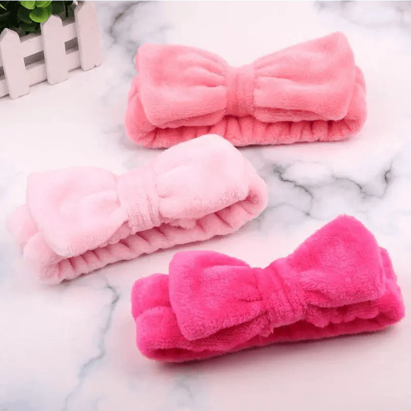 Big Soft Elastic Hairbands SPA Bath Shower Make Up Wash Face Headband Girls Hair Band Women Hair Accessories Stevvex