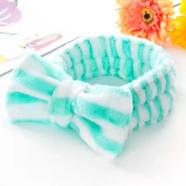 Big Soft Elastic Hairbands SPA Bath Shower Make Up Wash Face Headband Girls Hair Band Women Hair Accessories Stevvex
