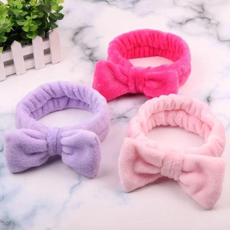 Big Soft Elastic Hairbands SPA Bath Shower Make Up Wash Face Headband Girls Hair Band Women Hair Accessories Stevvex