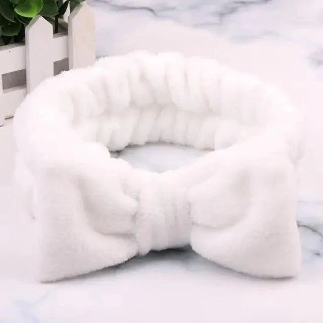 Big Soft Elastic Hairbands SPA Bath Shower Make Up Wash Face Headband Girls Hair Band Women Hair Accessories Stevvex