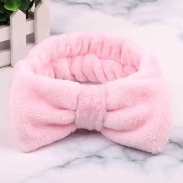Big Soft Elastic Hairbands SPA Bath Shower Make Up Wash Face Headband Girls Hair Band Women Hair Accessories Stevvex