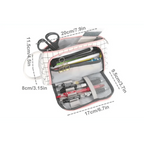 Big Storage Large Capacity Pencil Case Kids Pencil Bag For Students Vintage Grid Print Fabric Stationary Bag School Supply Stevvex