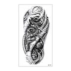 Big Tiger Lion Waterproof Temporary Sticker Tattoo Arm Legs Fake Tattoo Stickers For Adults Realistic Luxury Design For Mens Womens