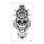 Big Tiger Lion Waterproof Temporary Sticker Tattoo Arm Legs Fake Tattoo Stickers For Adults Realistic Luxury Design For Mens Womens