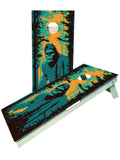 Bigfoot In The Woods Cornhole Set blastcornhole