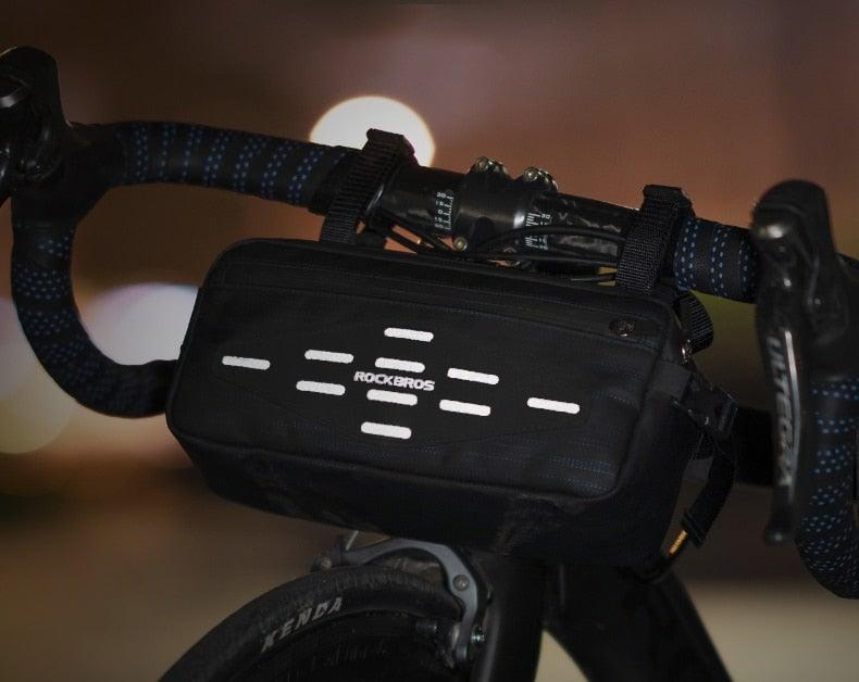 Bike Bag Front Bicycle Portable Handlebar Multi-purpose Large Capacity Backpack Road Cycling Frame Tube Bag Bike Handlebar Bag Front Frame Bag Bike Basket Storage Bag Bicycle Top Tube Bag Lightweight With Shoulder Straps For Road Mountain Bike Cycling Stevvex