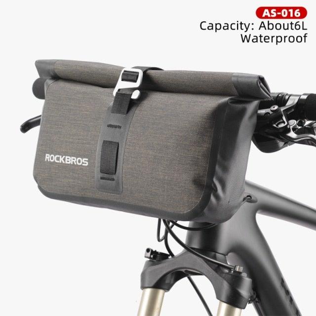 Bike Bag Front Bicycle Portable Handlebar Multi-purpose Large Capacity Backpack Road Cycling Frame Tube Bag Bike Handlebar Bag Front Frame Bag Bike Basket Storage Bag Bicycle Top Tube Bag Lightweight With Shoulder Straps For Road Mountain Bike Cycling Stevvex