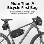 Bike Bag Front Bicycle Portable Handlebar Multi-purpose Large Capacity Backpack Road Cycling Frame Tube Bag Bike Handlebar Bag Front Frame Bag Bike Basket Storage Bag Bicycle Top Tube Bag Lightweight With Shoulder Straps For Road Mountain Bike Cycling Stevvex