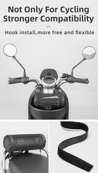 Bike Bag Front Bicycle Portable Handlebar Multi-purpose Large Capacity Backpack Road Cycling Frame Tube Bag Bike Handlebar Bag Front Frame Bag Bike Basket Storage Bag Bicycle Top Tube Bag Lightweight With Shoulder Straps For Road Mountain Bike Cycling Stevvex