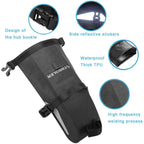 Bike Bag Waterproof Large Capacity Bicycle Bag Cycling Foldable Road Trunk Bike Packing Large Bike Bags Waterproof Bike Bag Under Seat Roll Up Cycling Rear Tail Pack Black 13L Stevvex