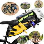 Bike Bag Waterproof Large Capacity Bicycle Bag Cycling Foldable Road Trunk Bike Packing Large Bike Bags Waterproof Bike Bag Under Seat Roll Up Cycling Rear Tail Pack Black 13L Stevvex